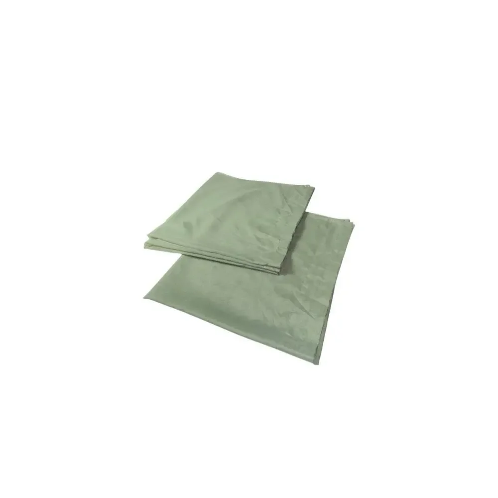 Pair of Solid Sage Green Sheer Curtains Drapes Rod Pocket 86 Long 2 Panels